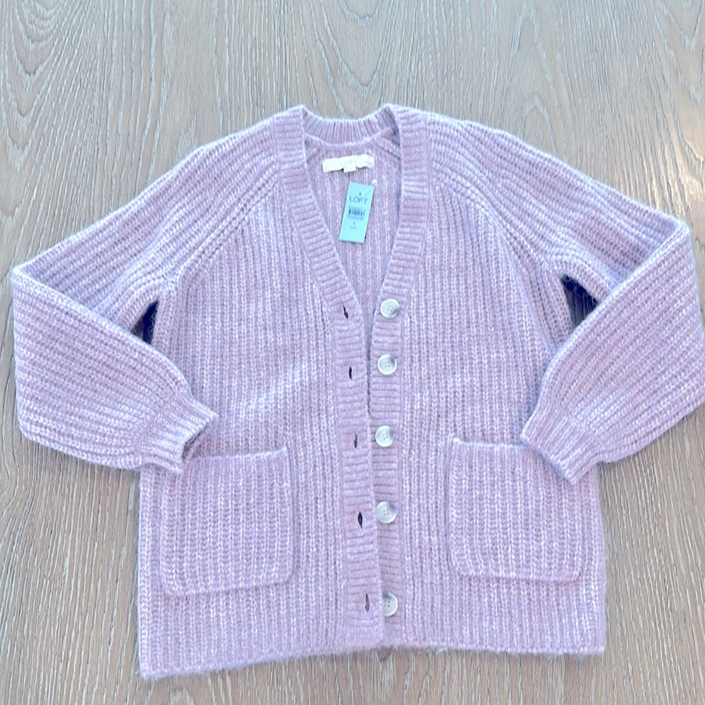 Cozy Pink Cardigan Sweater